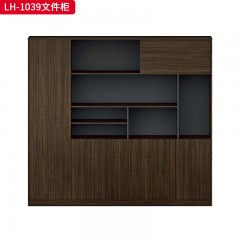 千匠一品 办公风格 E1级刨花板+三聚氰胺饰面纸 高档大气文件柜 LH-1039文件柜-X