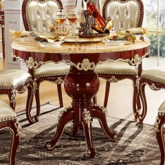 △千匠一品欧式风格优质板木结合餐厅系列餐椅6015-Y