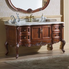 千匠一品欧式轻奢美国白蜡木浴室柜+镜子EM8099-Z