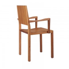 △【精品】千匠一品现代风格意大利进口橡木简约现代餐椅TL 17E-R