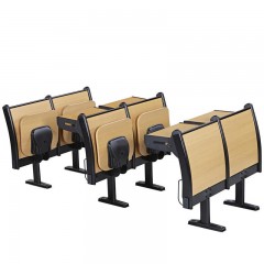千匠一品院校办公家具优质三聚氰胺板礼堂椅XJ-K02-J