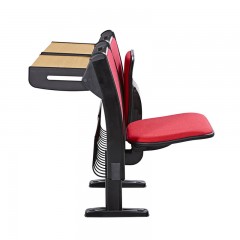 千匠一品院校办公家具优质三聚氰胺板PU海绵礼堂椅课桌椅XJ-K02B-J