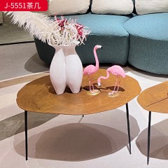 千匠一品 五金+热转印纹路 时尚大气茶几 J-5551-X