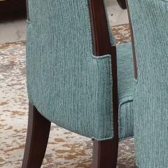 △【精品】千匠一品轻奢美式优质榉木+麻布餐椅SD3201-M