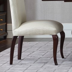 △【精品】千匠一品轻奢美式优质榉木+棉麻布餐椅SD3216-M