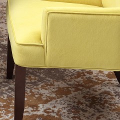 【精品】千匠一品轻奢美式优质榉木+棉麻布扶手椅SD3201-M
