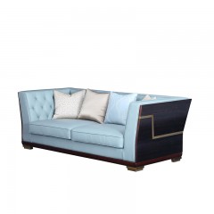 【精品】千匠一品轻奢美式风格优质白蜡木客厅沙发组合SD2208-M