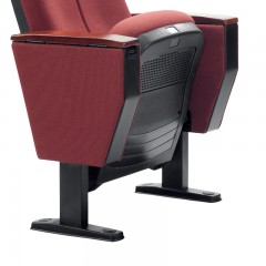 千匠一品现代办公院校家具高级进口材质自动回位礼堂椅SJ6601-Q