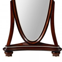 △【精品】千匠一品轻奢美式优质榉木实木框架穿衣镜JMF026-J