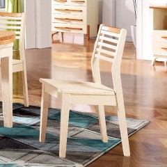 千匠一品北欧风格红橡+白橡全实木环保油漆餐椅X05-X