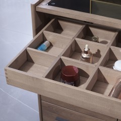 千匠一品意式极简白蜡木+实木多层板斗柜H5013-C