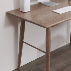 千匠一品 意式极简白蜡木+多层实木板书桌233-C
