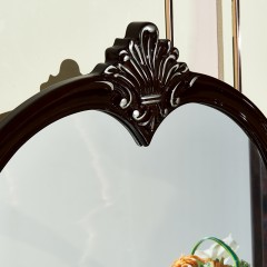 △【精品】千匠一品轻奢欧式精选进口中密度板环保油漆储物妆台凳组合ZT8635-J