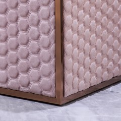 【精品】千匠一品轻奢后现代进口落叶松+优质仿真皮高/中/低花架1067-M