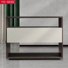 △千匠一品意式极简实木板+大宝油漆床头柜YS-5B39-C