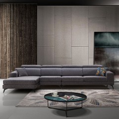 千匠一品现代风格进口松木+优质麻布客厅1+3+贵沙发组合1818-M