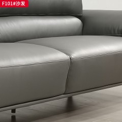 千匠一品 意式风格 头层青皮+高回弹海绵+落叶松木框架 时尚大气沙发 F101-L