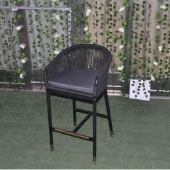 千匠一品户外优质PE藤+稳固铝合金吧椅BY820-M