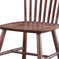 千匠一品北欧精选橡胶木实木环保油漆餐椅5P01-J
