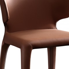 △【精品】千匠一品轻奢现代优质定型海棉+仿真皮餐椅CY023#-M