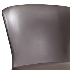 △【精品】千匠一品轻奢现代优质定型海棉+仿真皮餐椅CY022#-M