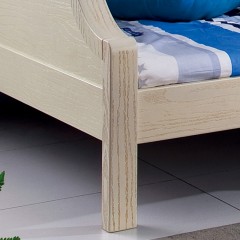 △千匠一品 北欧式原木风格精选进口白橡木实木框架+优质实木护栏儿童床上下床A01#L