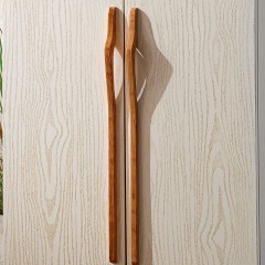 △千匠一品 北欧式原木风格精选进口白橡木实木框架+优选红橡木拉手二门衣柜A02#-L