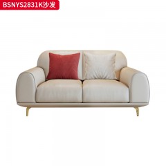 千匠一品 意式风格 科技布+高弹海棉座包+羽绒+公仔棉+实木框架 沙发 BSNYS2831K-X