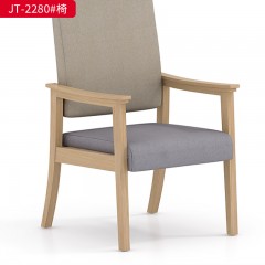 千匠一品 办公风格 软布+实木框架+高密度海绵 高档大气办公椅 JT-2280#-X