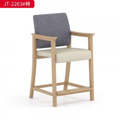 千匠一品 办公风格 布艺+西皮+实木框架 高密度海绵 大气实用办公椅 JT-2263#-X