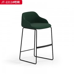 千匠一品 办公风格 西皮+定型棉+五金脚 高档大气吧椅 JT-2211-X