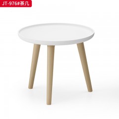 千匠一品 办公风格 中纤板+烤漆工艺+榉木实木脚 简约大气茶几 JT-976-X