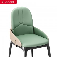 千匠一品 办公风格 西皮+弯板内架+高密度海绵 简约大气椅JT-2242-X