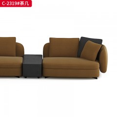 千匠一品 办公风格 西皮布艺+密度海绵填充+实木框架 高档大气沙发 SA-2181-X