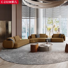 千匠一品 办公风格 西皮布艺+密度海绵填充+实木框架 高档大气沙发 SA-2181-X