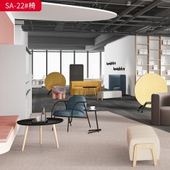 千匠一品 办公风格 麻布+实木内板+密度海绵 高档大气椅 SA-22-X