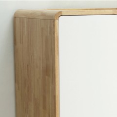 千匠一品 北欧现代简约风格精选橡胶木实木框架+优质五金拉手衣柜BY8108-Y