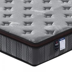 千匠一品 现代风格精选优质竹碳纤维面料+3E环保棕+大口径精钢弹簧床网1.8M双人床垫A993-3#-Y