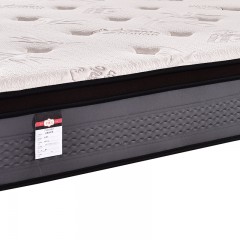 千匠一品 现代风格精选优质竹碳纤维针织面料+天然乳胶+大口径精钢弹簧床网1.8M双人床垫A997#-Y