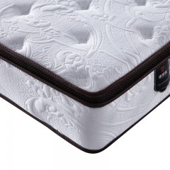 千匠一品 现代风格精选高档针织面料+环保代棕棉+双线独立弹簧床网1.8M双人床垫FY106#-Y