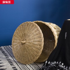 千匠一品户外优质印尼玛瑙编藤藤编篮GF-SN0005-W-B