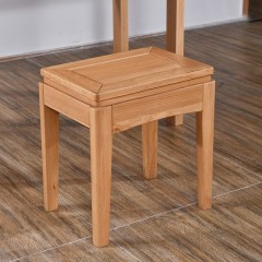 △千匠一品 新中式风格妆台凳组合榉木实木妆台小户型妆台凳组合WS302-Y