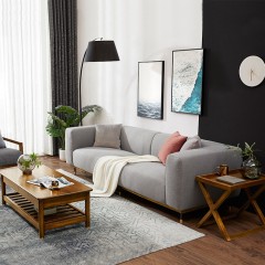 千匠一品 北欧风格优质桉木内框布艺沙发MG-1515C-J