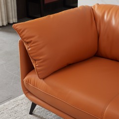 【精品】千匠一品轻奢意式极简进口头层真皮沙发XD-P81-J