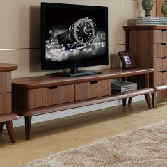 【精品】千匠一品轻奢北欧风优质E1环保板+进口橡木脚1.8m电视柜223-M