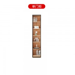 △千匠一品现代极简风格E1实木多层板+钢化玻璃书柜S6205B-H