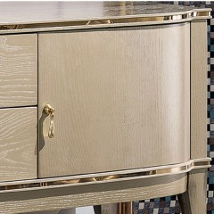 【精品】千匠一品轻奢美式精选实木多层板+实木脚电视柜YKX878-M