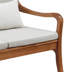 千匠一品首推北欧风格优质白蜡木框架+布艺1+2+3沙发组合/转角沙发W803A-M