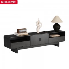 千匠一品 中古风格 核桃木 时尚简约电视柜K306-J