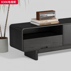 千匠一品 中古风格 核桃木 时尚简约电视柜K306-J